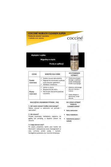 „Cocciné“ valymo ir apsaugos rinkinys – „Nubuck Cleaner Super + Nano Strong Protection“