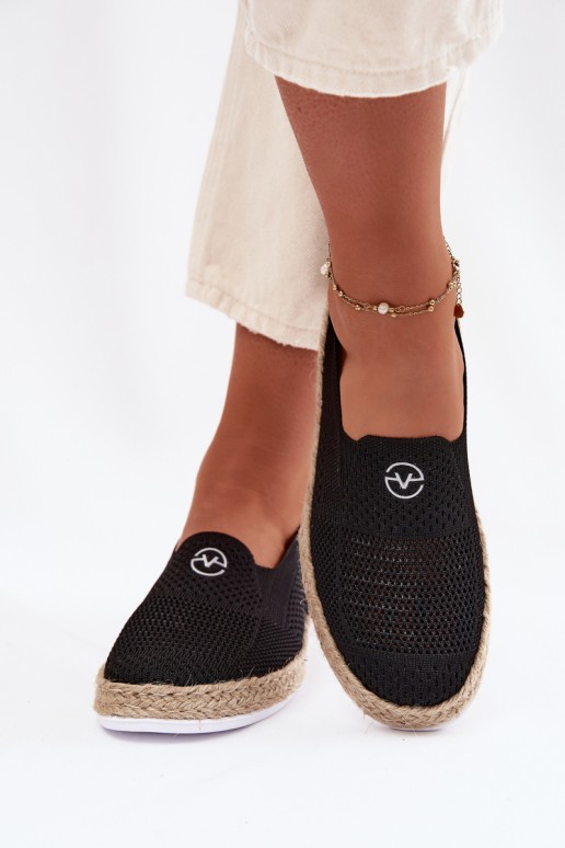Vinceza 13659 moteriškos espadrilės su juodomis detalėmis