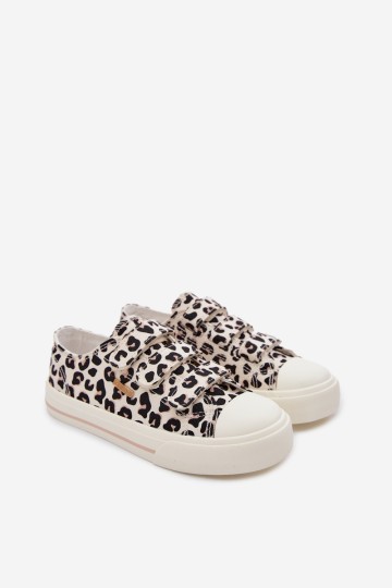 Big Star TT374171 vaikiški sportbačiai su lipdukais ant leopardo rašto 2