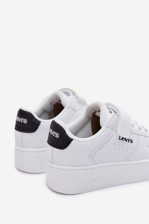 LEVI& 39 S NEW UNION BOLD VUNB0001S balti vaikiški sportbačiai su lipdukais