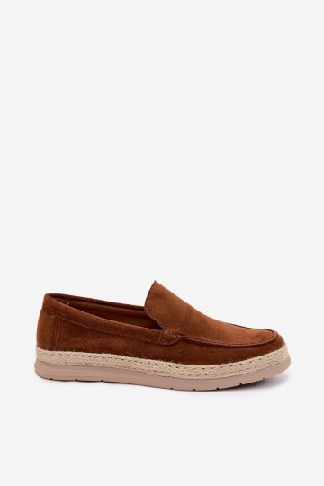 Vyriški Camel spalvos Rexton espadrilių mokasinai