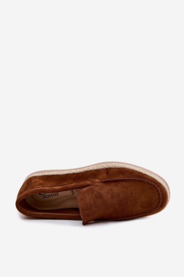 Vyriški Camel spalvos Rexton espadrilių mokasinai