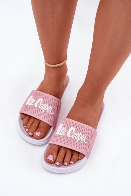 Lee Cooper moteriškos šlepetės LCW-26-07-4159 rožinės