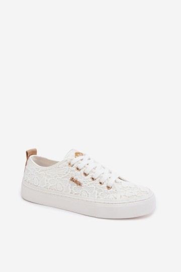 Lee Cooper LCW-26-02-4060 moteriški sportbačiai su raišteliais, balti 2