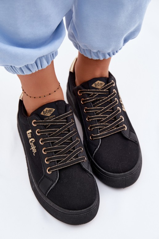Lee Cooper moteriški sportbačiai su platforma LCW-26-44-4476 juodi