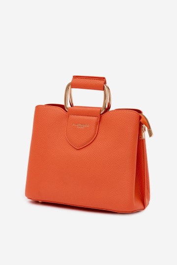 „Flora&Co Lorielle“ maža odinė oranžinė rankinė