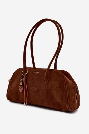 Flora&Co Camel Noelia zomšos raktų pakabukas