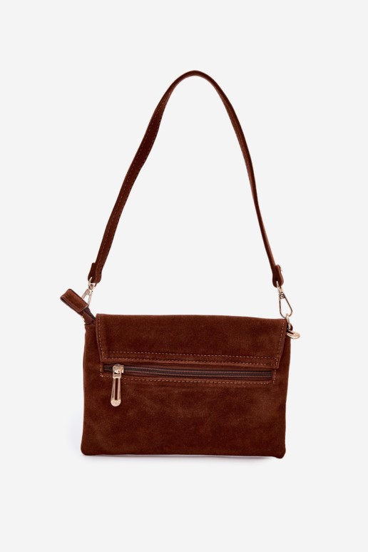 Flora&Co maža Camel spalvos Lucelle zomšinė rankinė