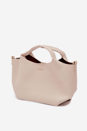 Flora&Co Corisse šviesiai smėlio spalvos odinė moteriška rankinė