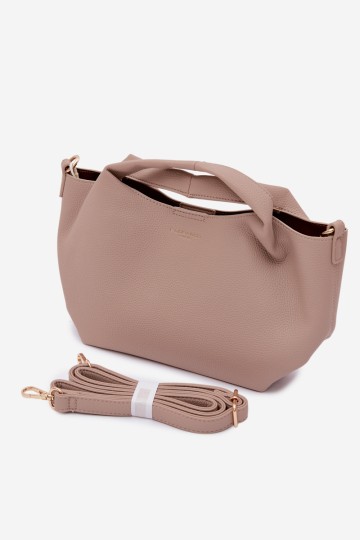 Flora&Co Corisse smėlio spalvos odinė moteriška rankinė 2