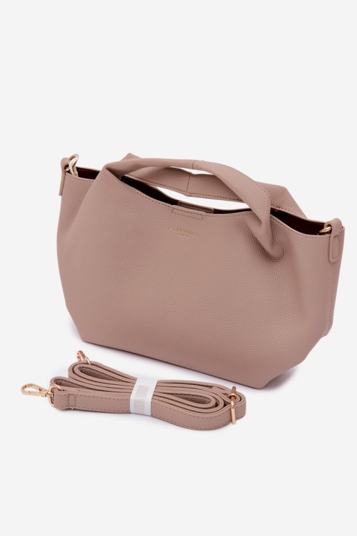 Flora&Co Corisse smėlio spalvos odinė moteriška rankinė