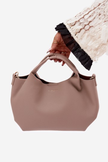 Flora&Co Corisse smėlio spalvos odinė moteriška rankinė