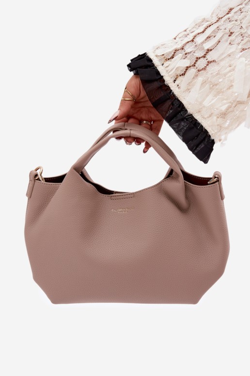 Flora&Co Corisse smėlio spalvos odinė moteriška rankinė