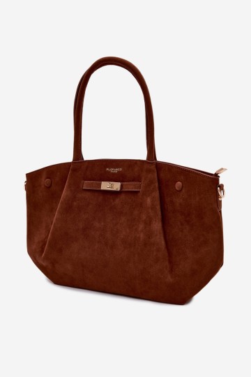 Flora&Co Camel Nellia pirkinių krepšys