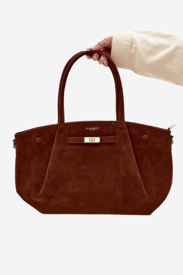Flora&Co Camel Nellia pirkinių krepšys