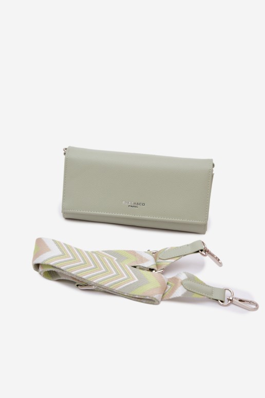 Flora&Co 2 viename piniginė su dirželiu, mėtinė, Suzette