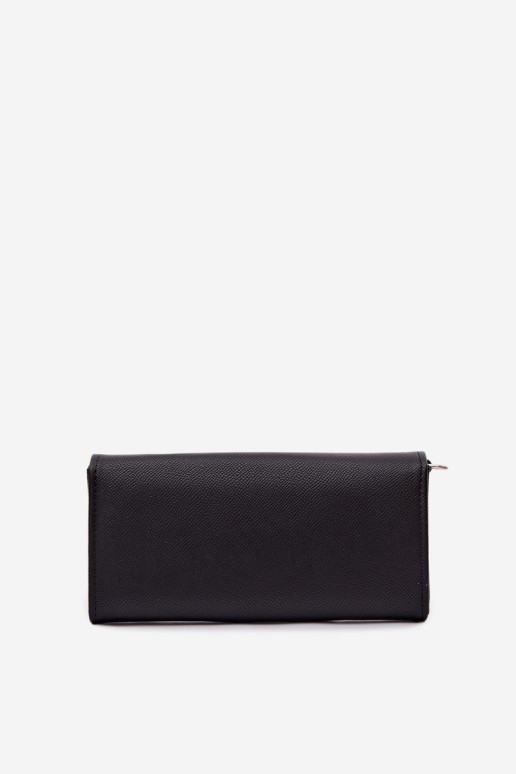 Flora&Co 2 viename piniginė su dirželiu, juoda, Suzette