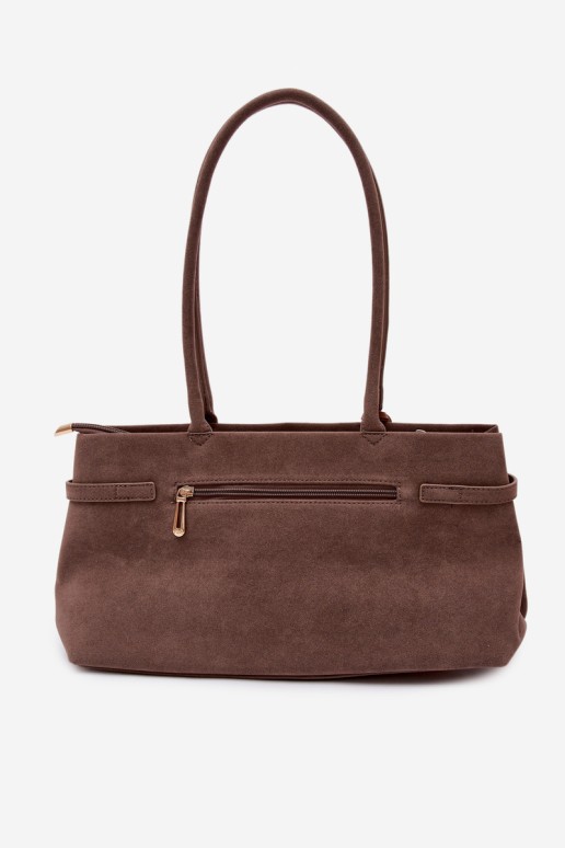 Flora&Co Takso pakabuko rankinė tamsiai smėlio spalvos Noellea