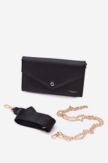 Flora&Co 2 viename rankinė-piniginė su nuimamu dirželiu, juoda, Pauline 2