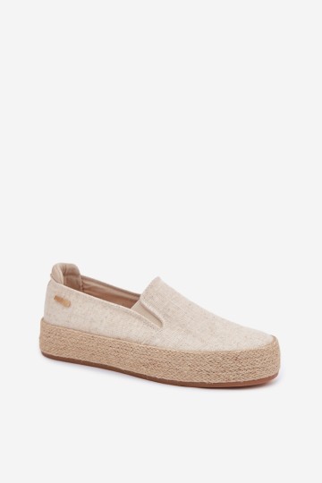 Moteriškos espadrilės ant platformos Big Star TT274089 smėlio spalvos 2