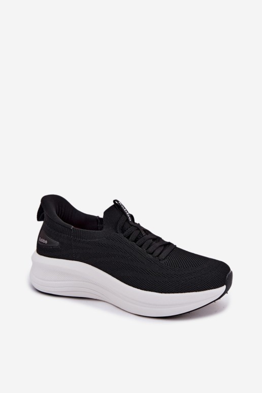 Kobbo 102425 juodi moteriški užsegami sportbačiai