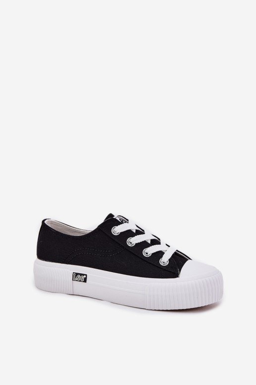Moteriški platforminiai sportbačiai LEE ISLA C WOMEN LOW 50261002.25Y Juodi