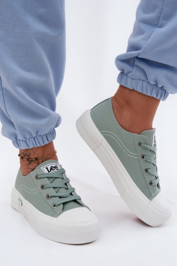 Moteriški platforminiai sportbačiai LEE ISLA C WOMEN LOW 50261002.98K Mėtų spalvos