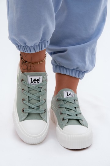 Moteriški platforminiai sportbačiai LEE ISLA C WOMEN LOW 50261002.98K Mėtų spalvos