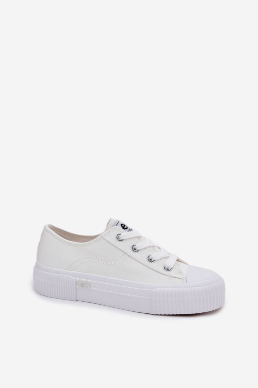 Moteriški platforminiai sportbačiai LEE ISLA C WOMEN LOW 50261002.1FG balti