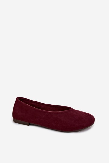 „Camdena Plum“ dirbtinės zomšos baleto bateliai 2