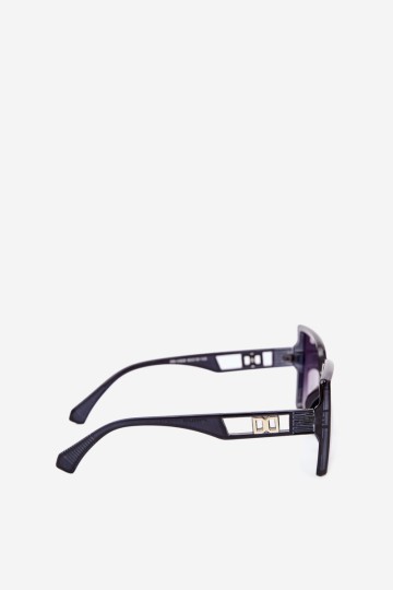 Moteriški akiniai nuo saulės su UV filtru, tamsiai mėlyni 2