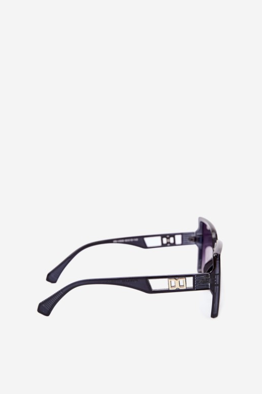Moteriški akiniai nuo saulės su UV filtru, tamsiai mėlyni