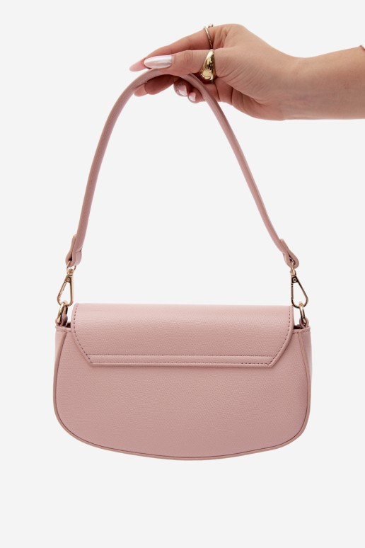 Flora&Co maža moteriška odinė rankinė, rožinės spalvos, akacijos spalvos