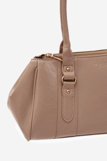 Flora&Co moteriška odinė rankinė smėlio spalvos Muni 2