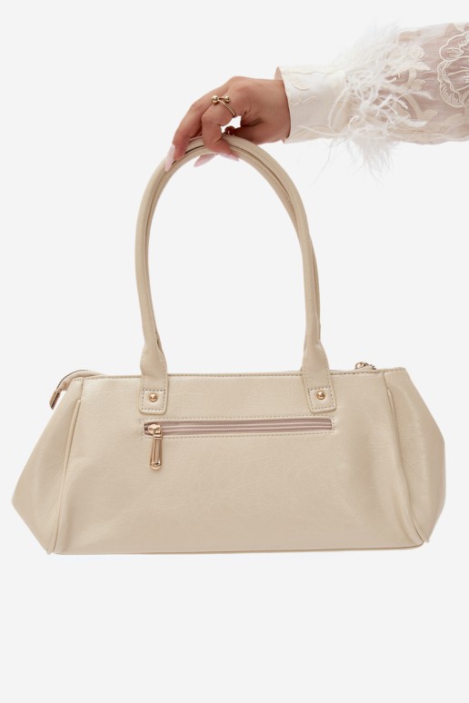 Flora&Co moteriška odinė rankinė Ecru Muni