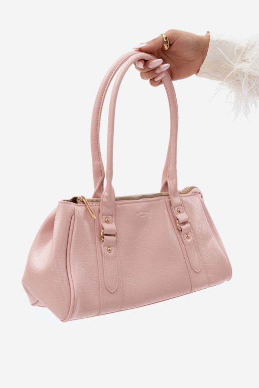Flora&Co moteriška odinė rankinė rožinės spalvos Muni