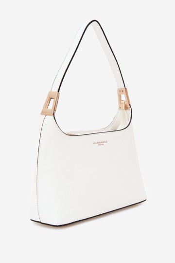 Flora&Co Gretta balta odinė moteriška rankinė