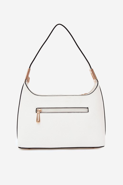 Flora&Co Gretta balta odinė moteriška rankinė