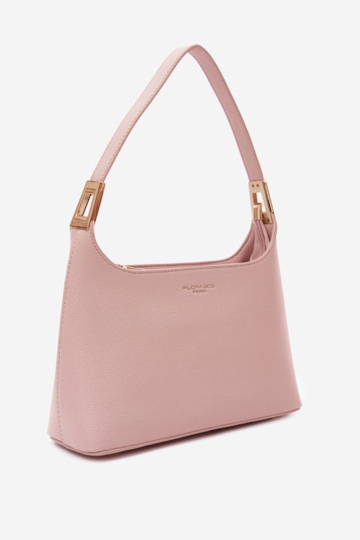 Flora&Co Gretta rožinės spalvos odinė moteriška rankinė