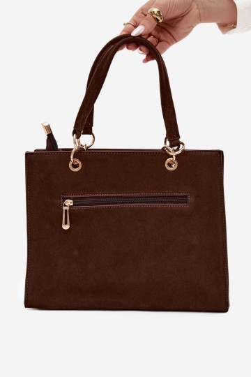 Flora&Co Ottilie Camel Suede moteriška rankinė 2