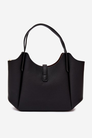 Flora&Co moteriška odinė rankinė, juodos iriso spalvos 2
