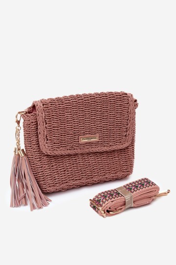 Flora&Co maža austa rankinė rožinės spalvos Tamara