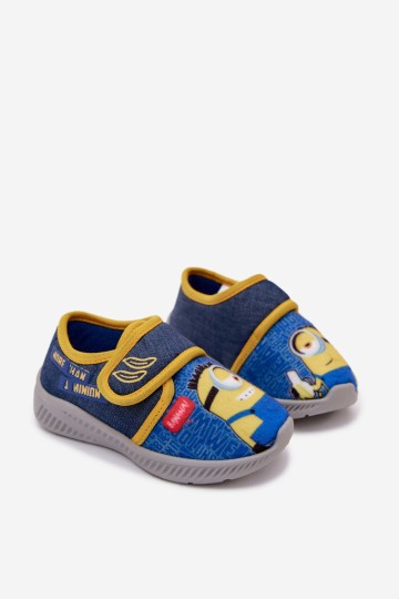 Vaikiškos šlepetės „Minions“ mėlynos ir geltonos spalvos 2