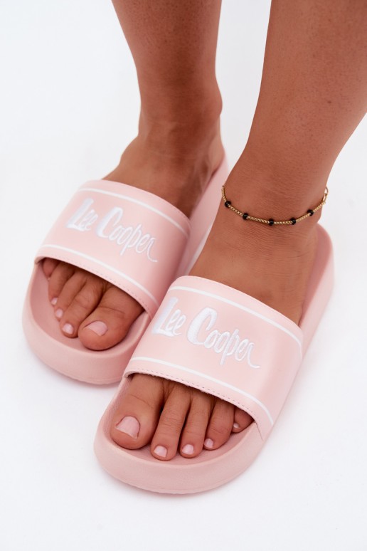 Lee Cooper moteriškos platforminės šlepetės LCW-25-42-3532L rožinės