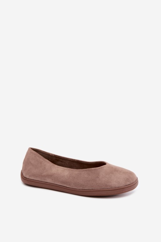 Barefoot Taupe Hollin moteriški baleto bateliai