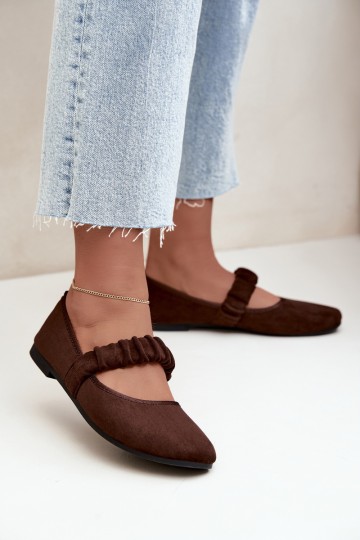 Šokoladiniai Loreya Ruched Strap baleto buteliai