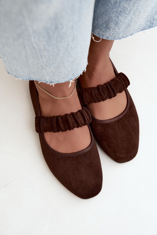 Šokoladiniai Loreya Ruched Strap baleto buteliai
